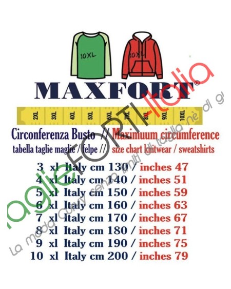 Foto 2 Girocollo Maxfort Oversize 9226 per taglieforti-italia.it