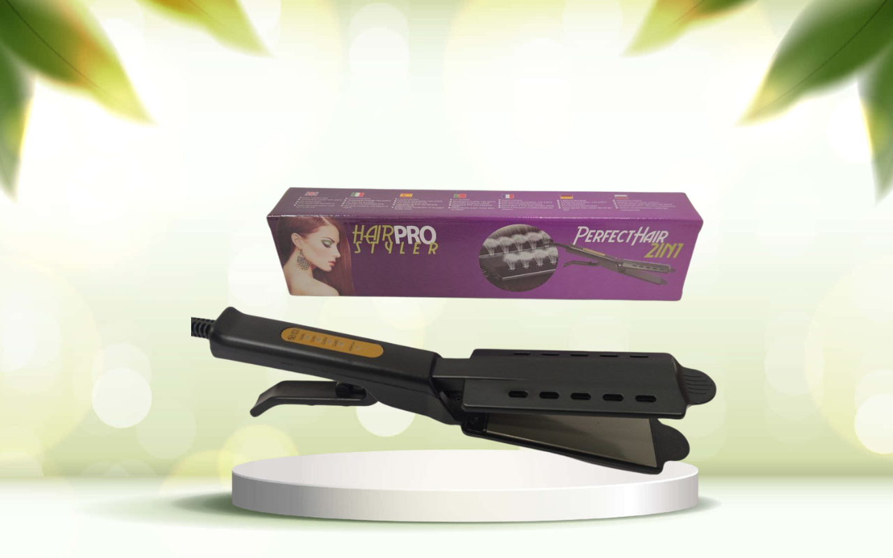 Scopri la piastra 2 in 1 Hair Pro Style: asciuga e liscia i capelli in pochi minuti